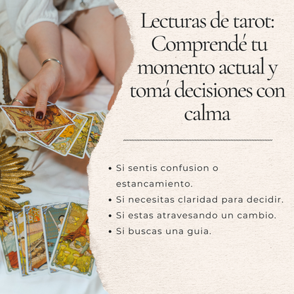 Lectura de Tarot para entender tu presente